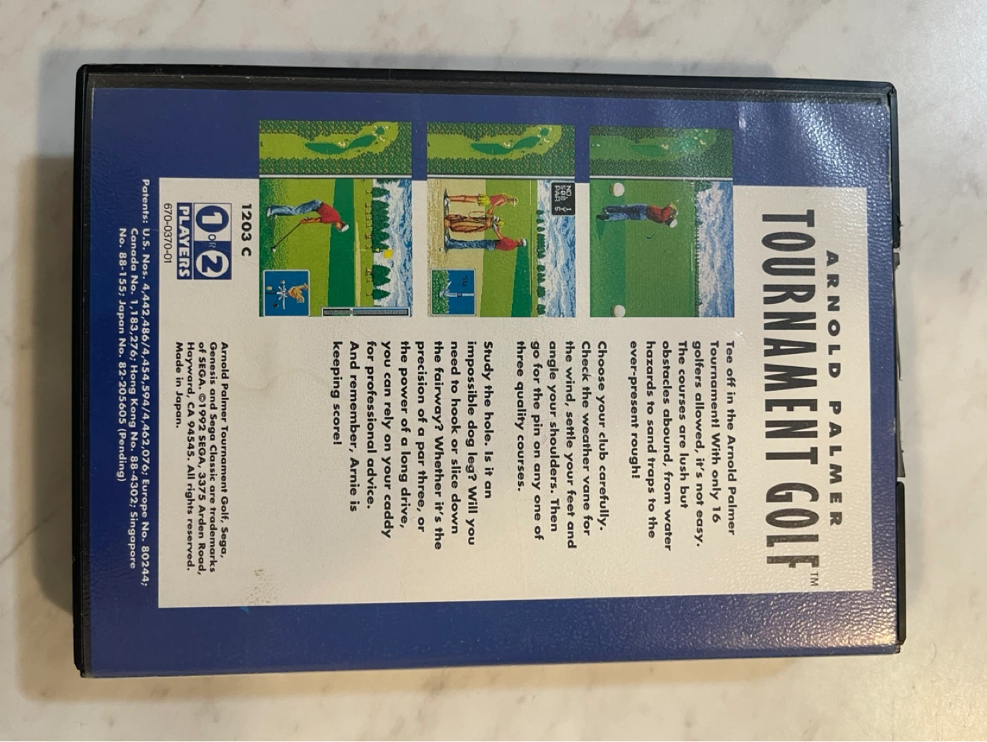 Arnold Palmer Tournament Golf SEGA Genesis Game - photo 2