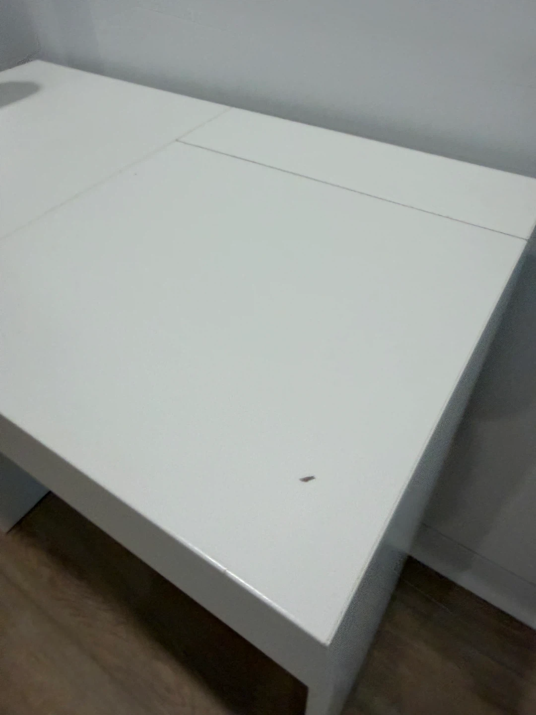 IKEA White Vanity Desk with Mirror and Storage - photo 4