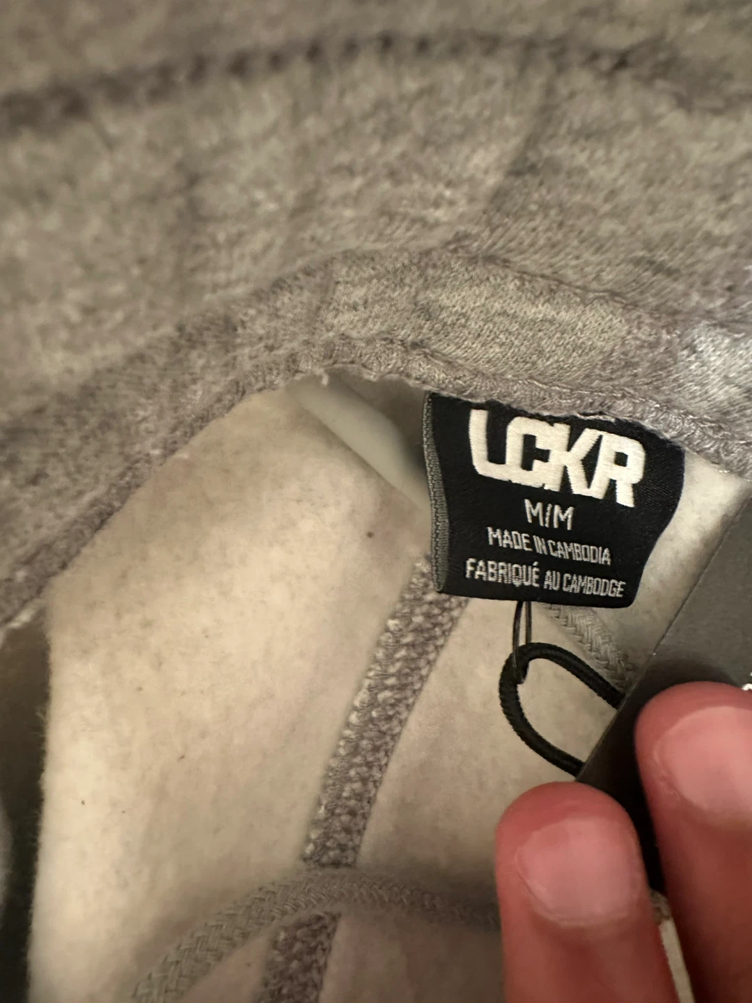 LCKR Grey Cargo Sweatpants M/M