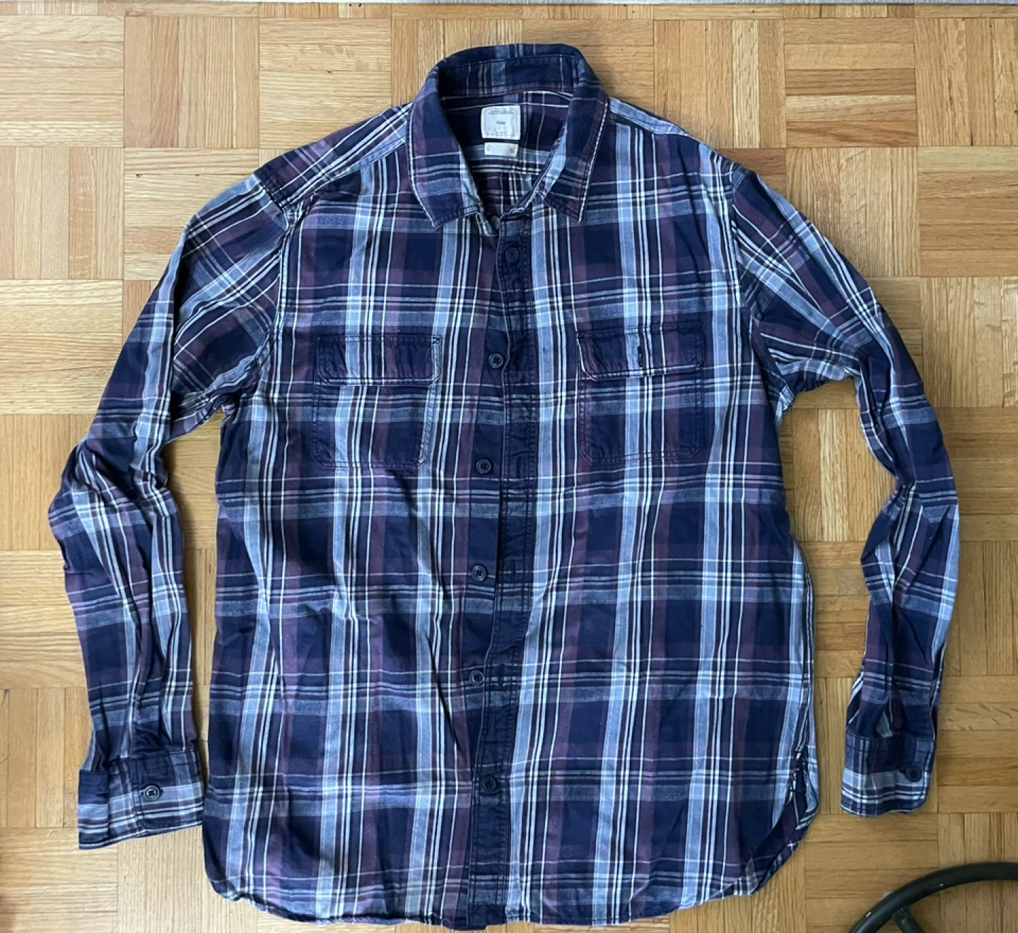 3 Men's Plaid Button-Up Shirts - photo 2