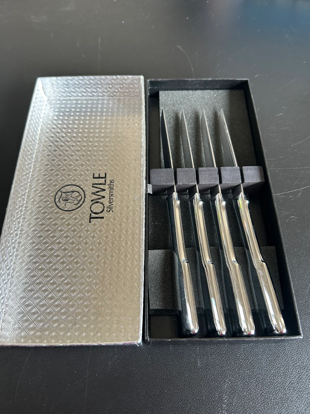 Towle Silversmiths Steak Knives Set of 4