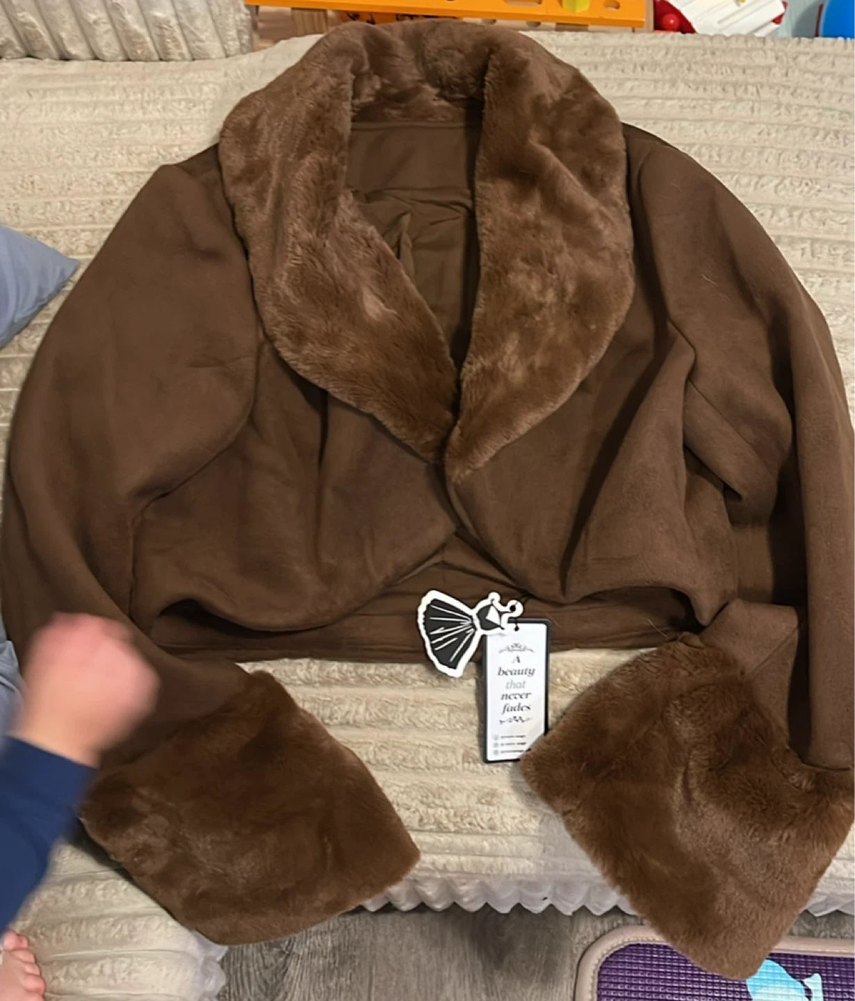 Retro Stage Brown 1950s Bolero Jacket
