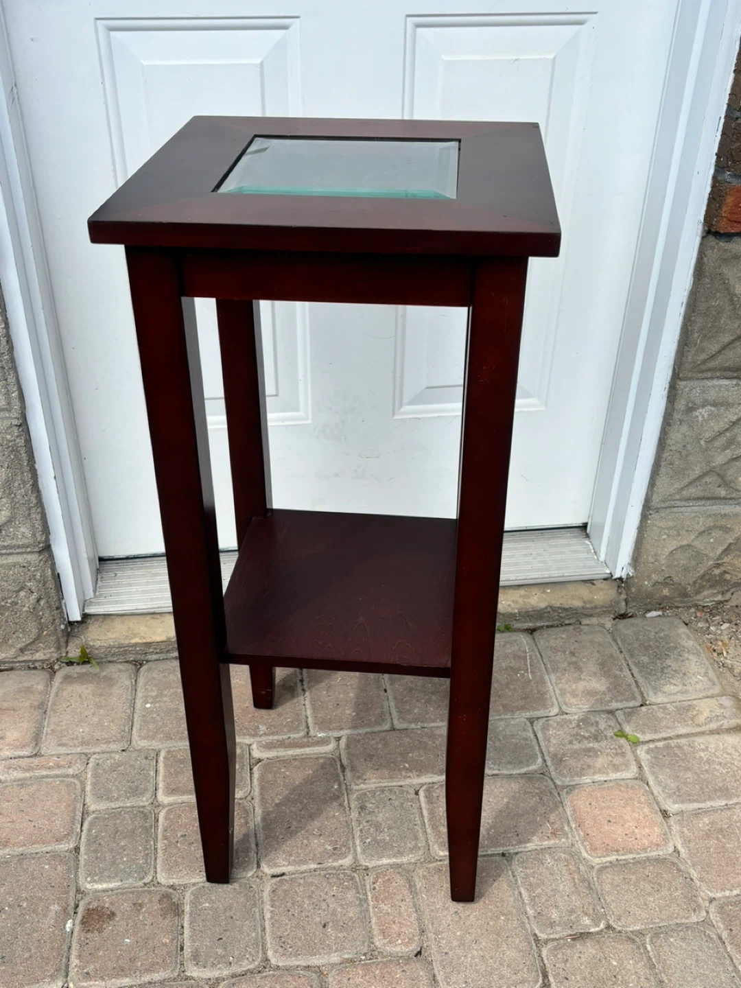 wood plant stand - photo 3