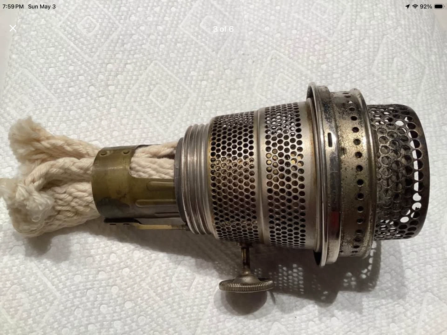 #1 Vt Aladdin Mantle Lamp Model B Burner 🐞 - photo 3