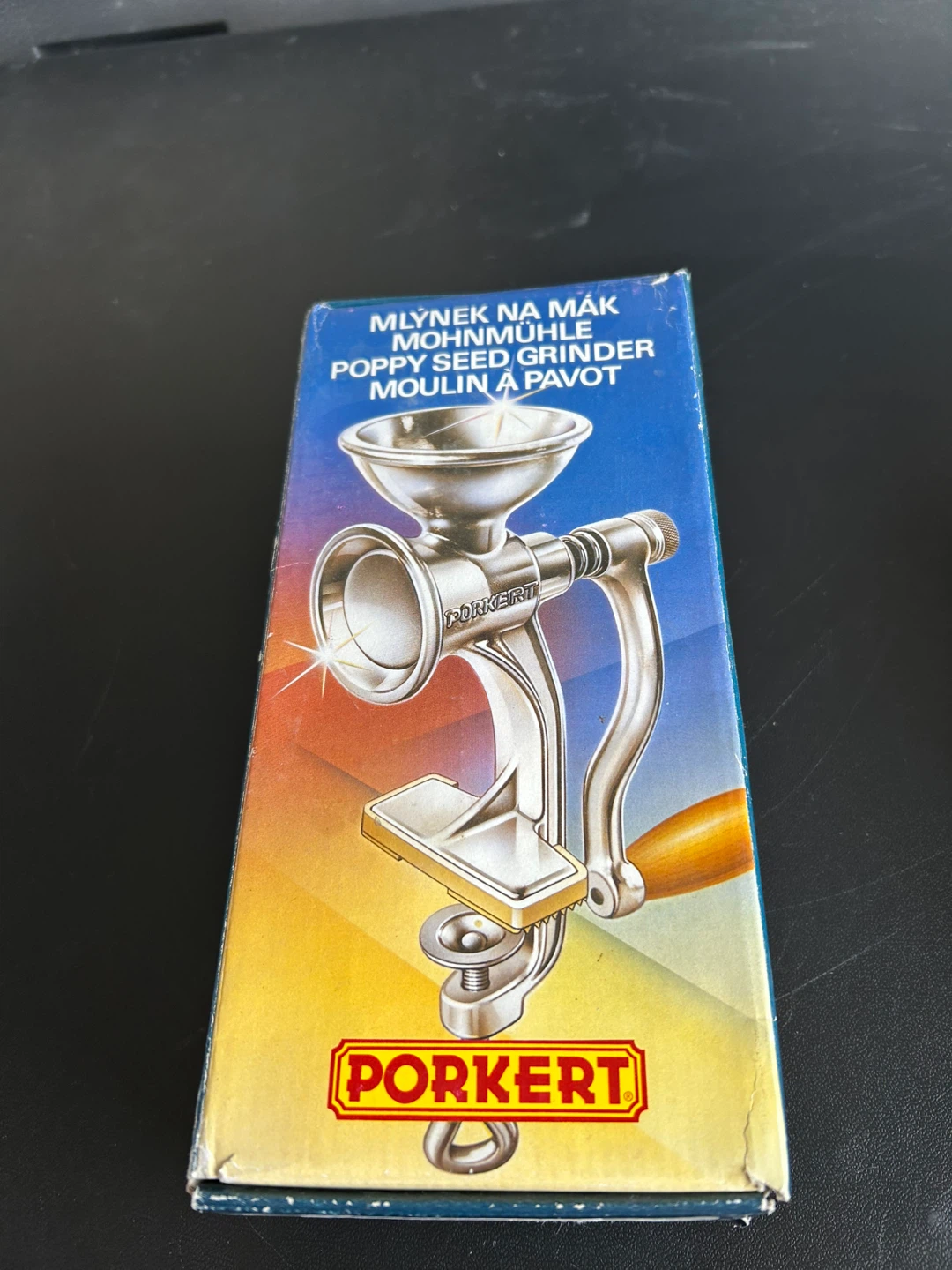 Porkert Poppy Seed Grinder MC6 - Metal with Wooden Handle - photo 3