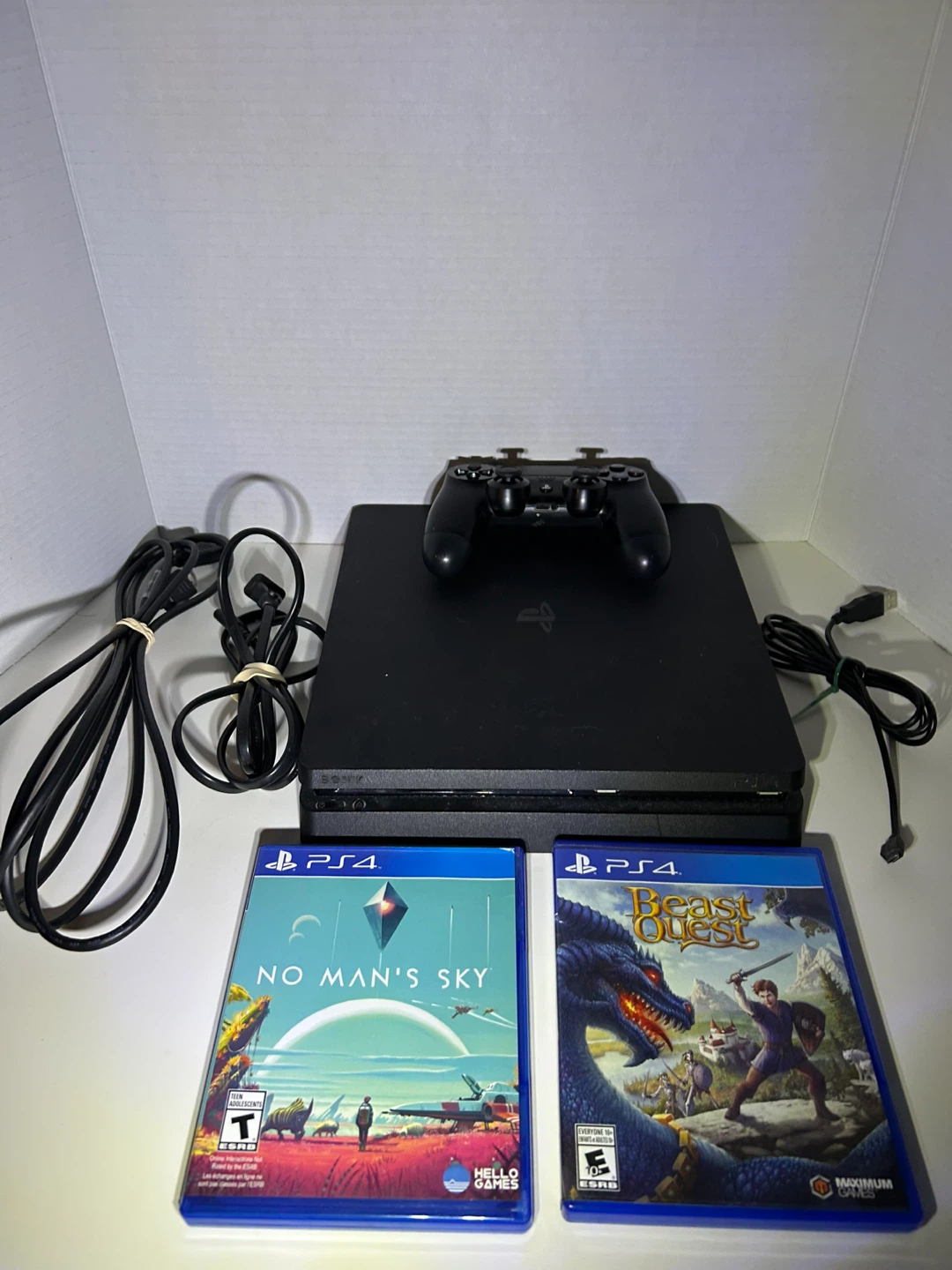 Sony PlayStation 4 Slim Console with 2 Games