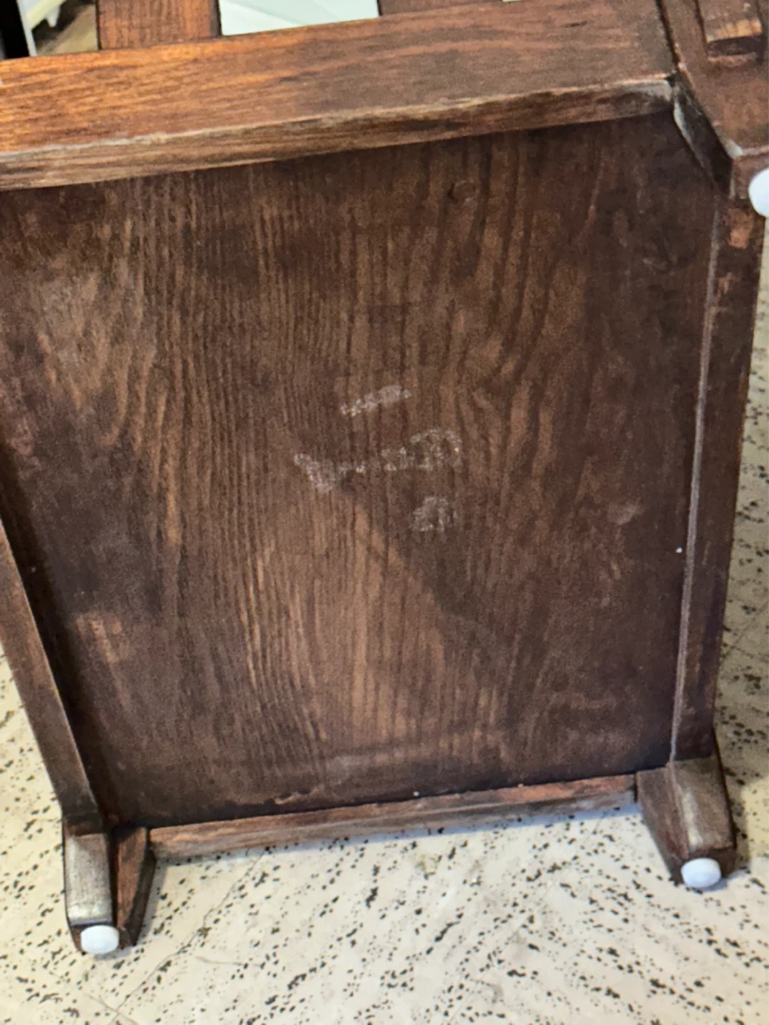 Arts and crafts period style newspaper holder - photo 4