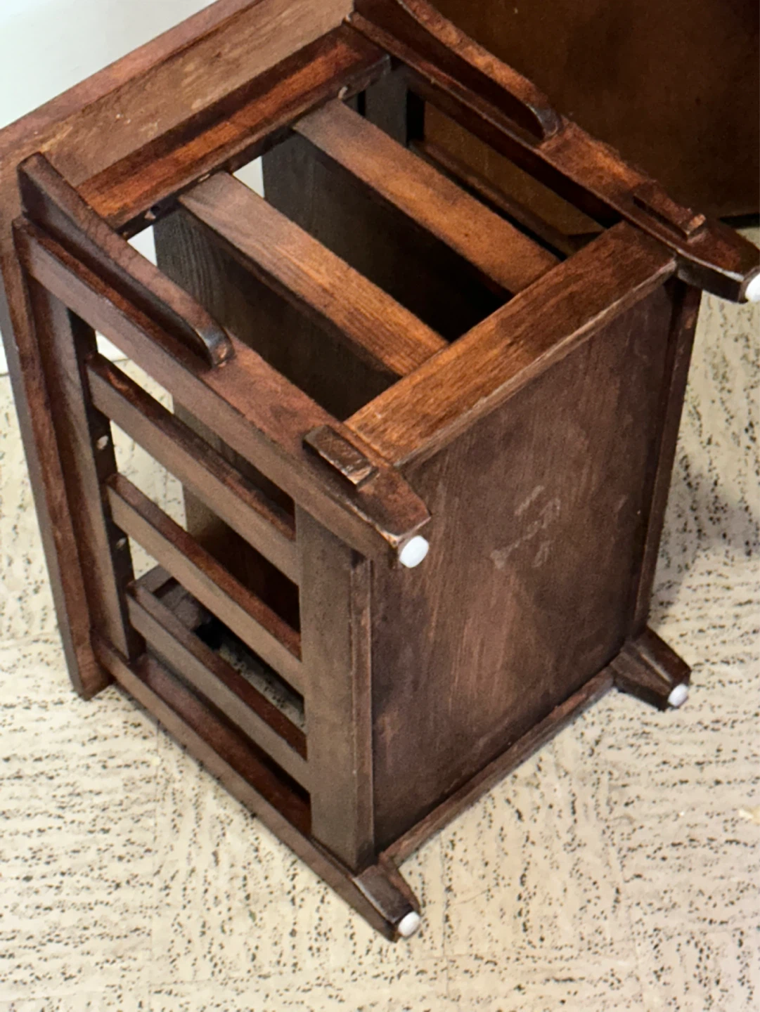 Arts and crafts period style newspaper holder - photo 3