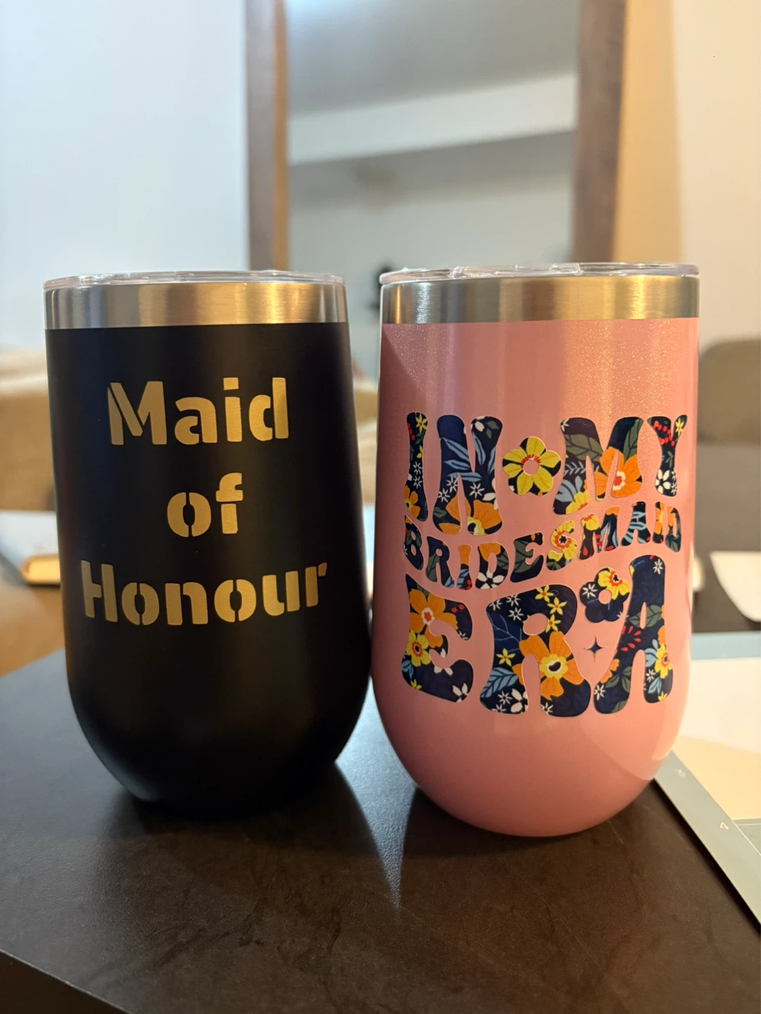 Maid of Honour & Bridesmaid Era Tumblers