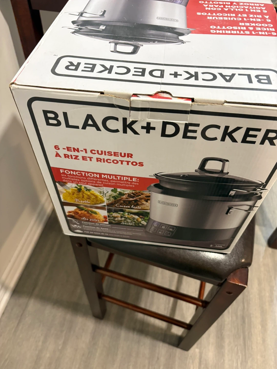 Black+Decker 6-in-1 Rice and Risotto Cooker
