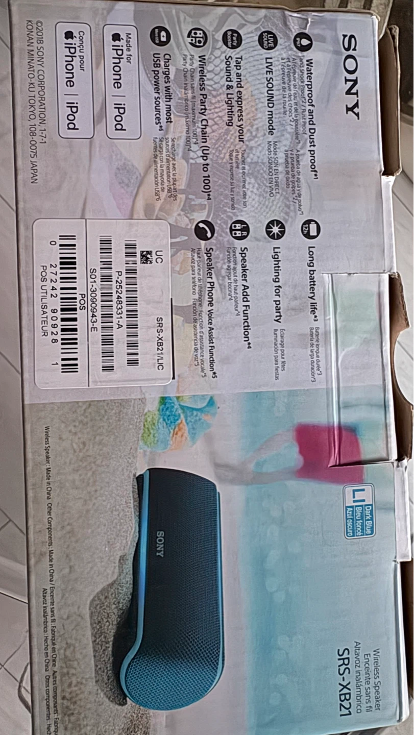 Sony SRS-XB21 Wireless Speaker - photo 2