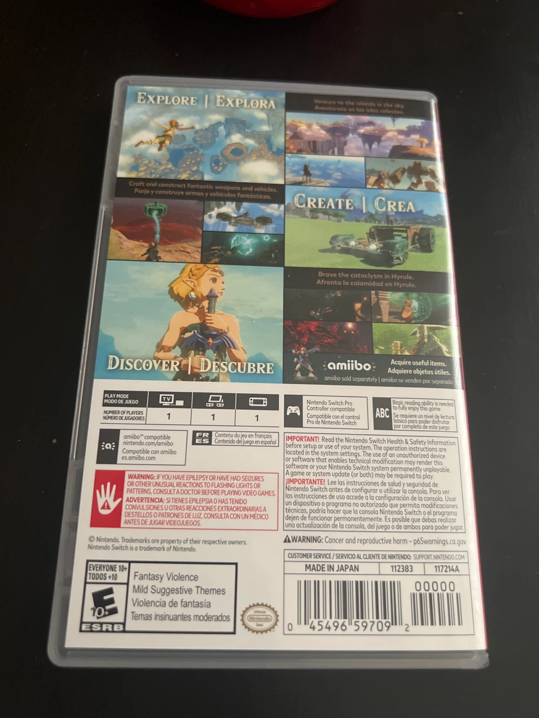 The Legend of Zelda: Tears of the Kingdom Nintendo Switch Game - photo 2