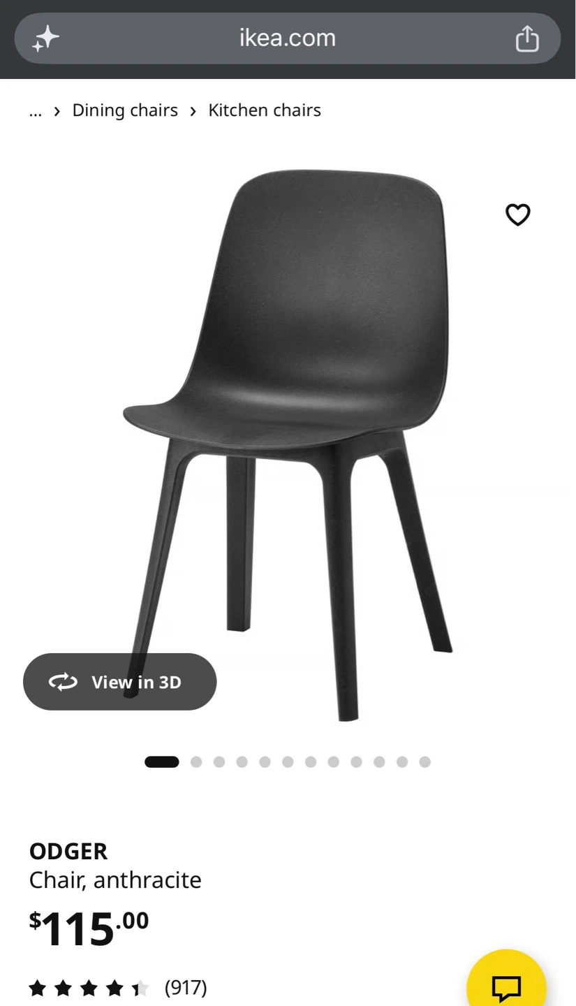 6 Ikea ODGER chairs - photo 4