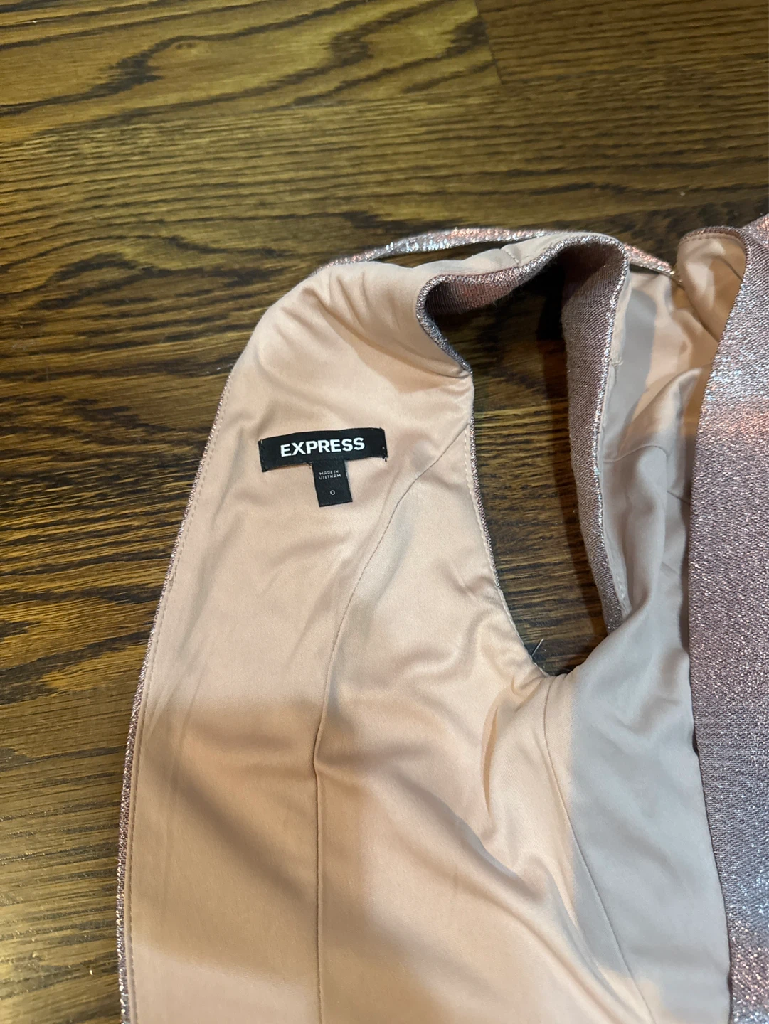 Express Pink Glitter Sleeveless Dress - photo 3