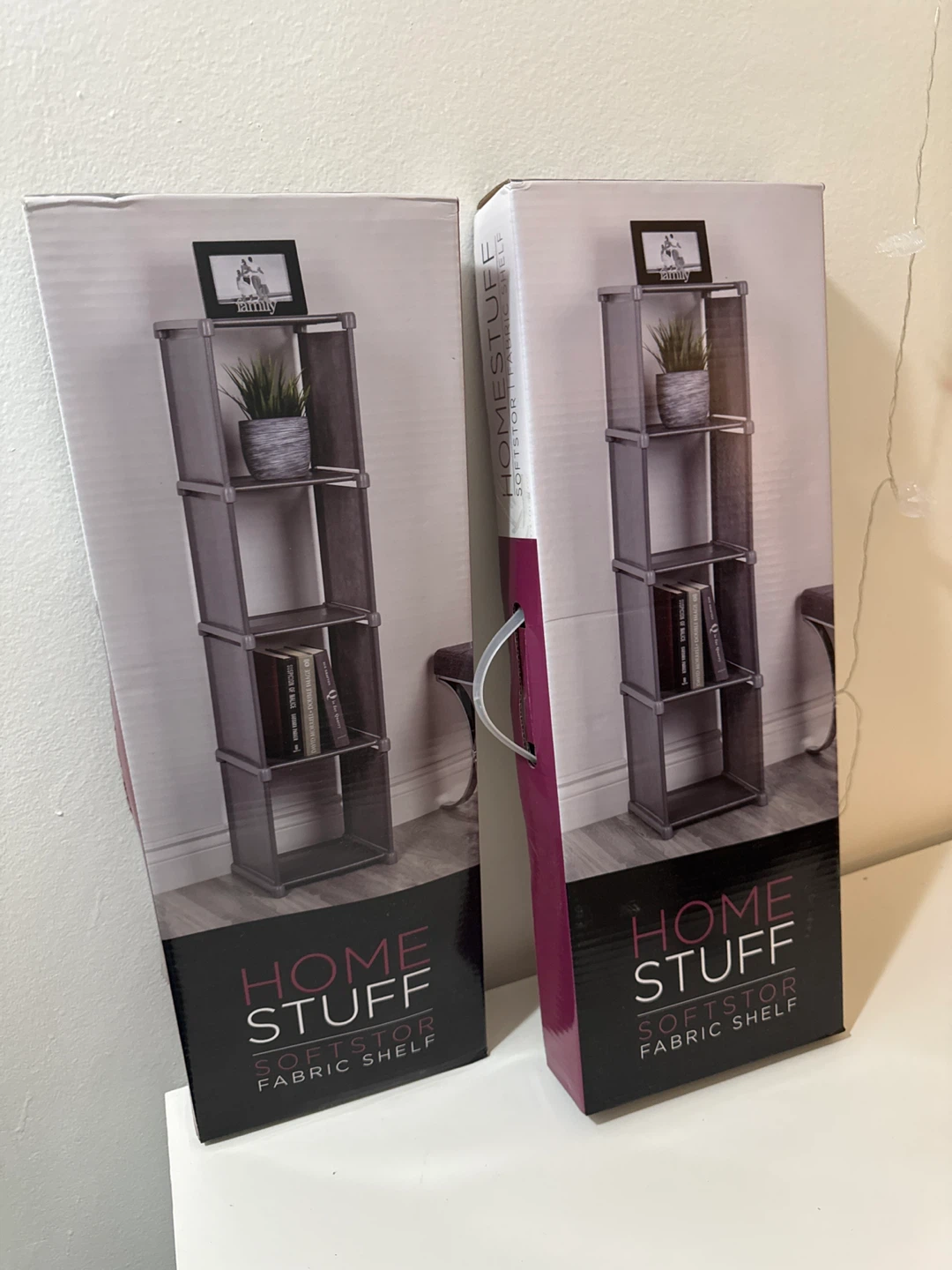 Homestuff Softstor Fabric Shelf- Set of 2