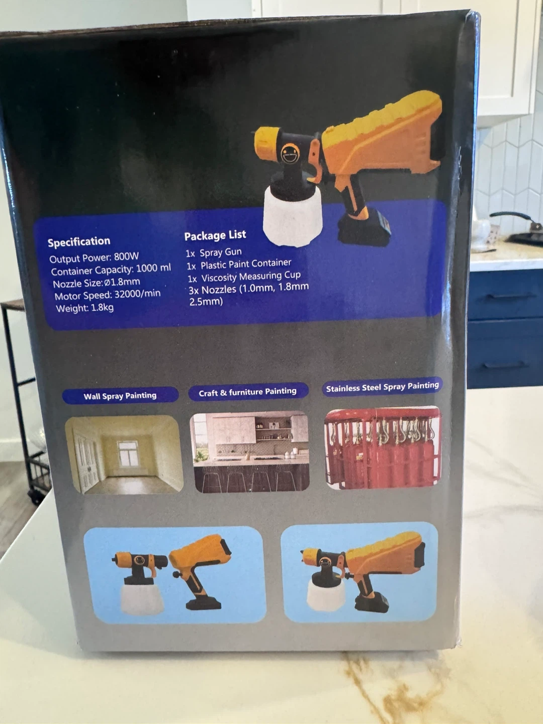 OUGESH Cordless Paint Sprayer Model JH09Z