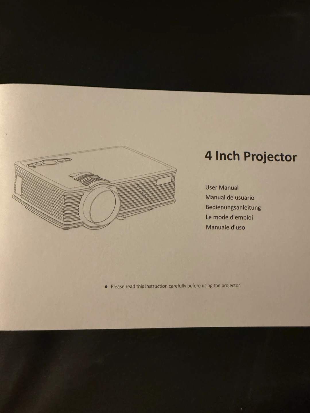 Brand New Mini Portable Home Theater Projector – In Box - photo 3