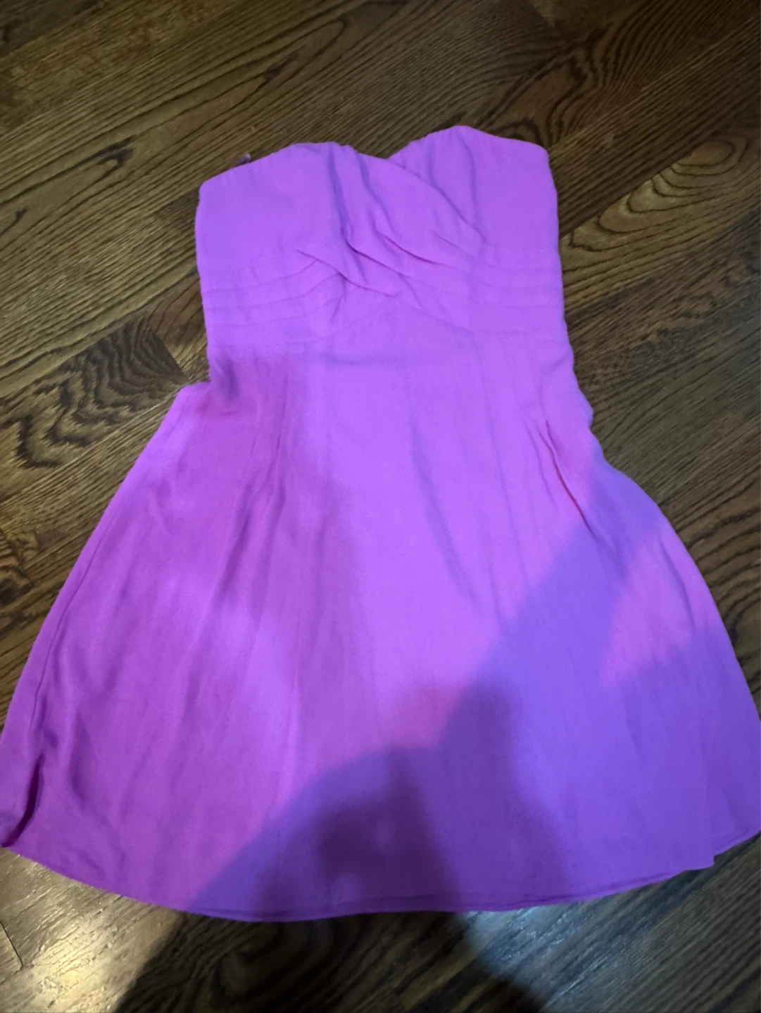 Express Strapless Smocked Dress Size 2 Pink