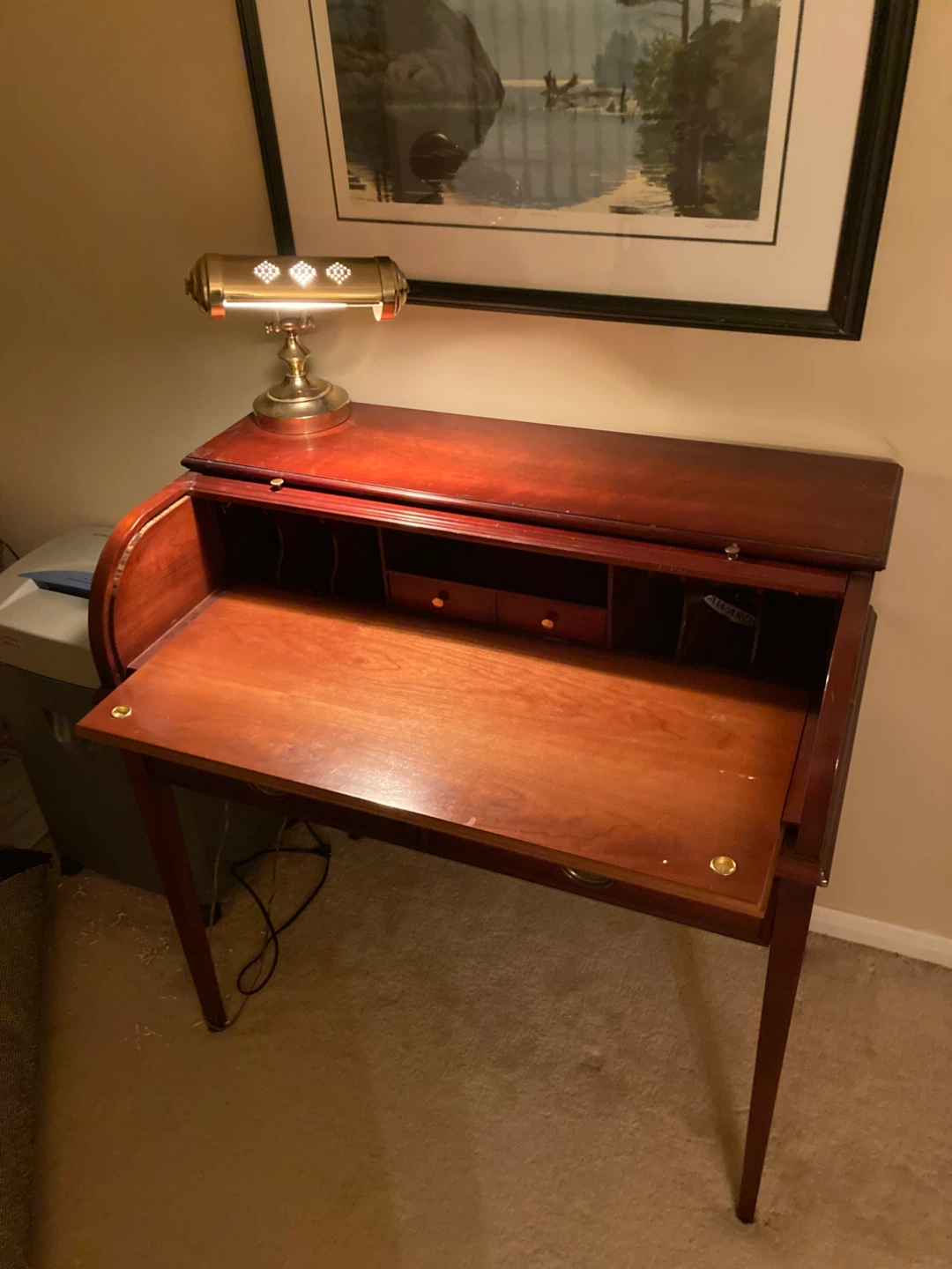 Vintage Roll Top Desk - photo 3