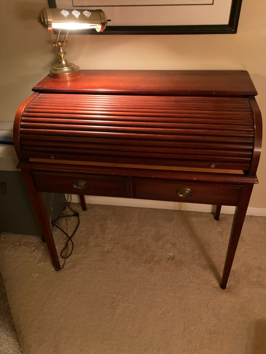 Vintage Roll Top Desk