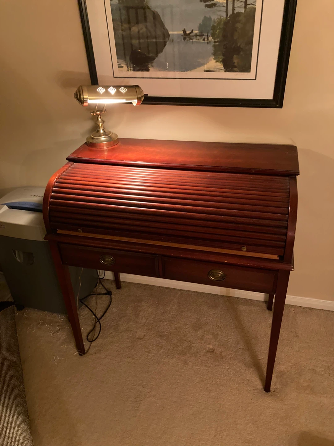Vintage Roll Top Desk - photo 2