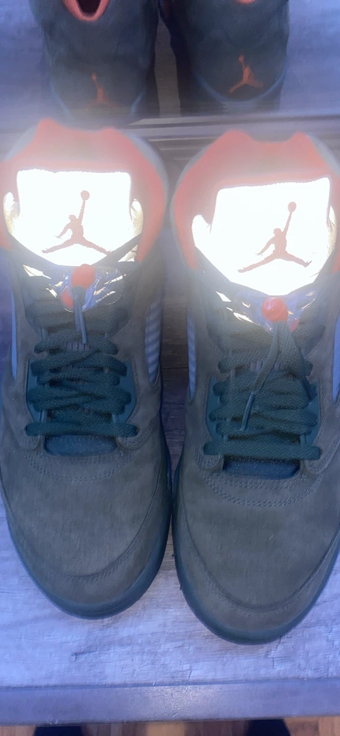 Air Jordan 5 Olive green