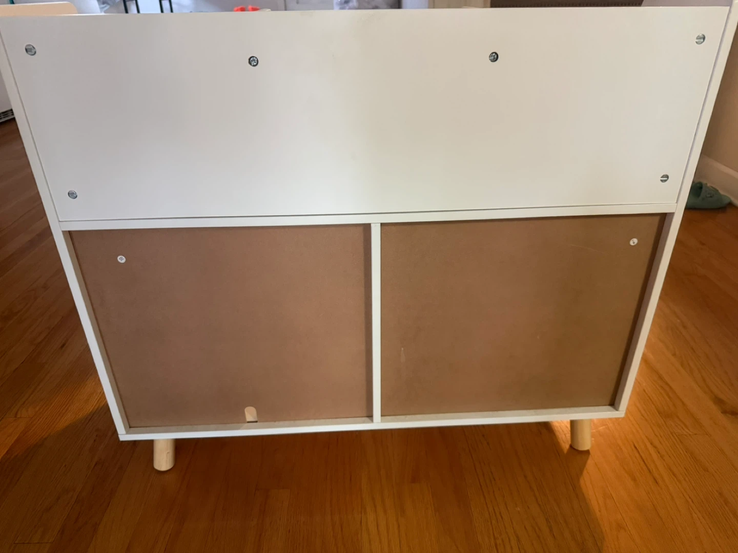 White 6-Cube Storage Shelf - photo 4