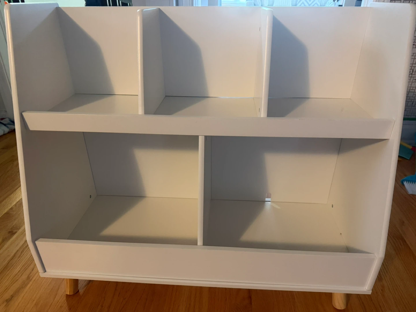 White 6-Cube Storage Shelf - photo 3