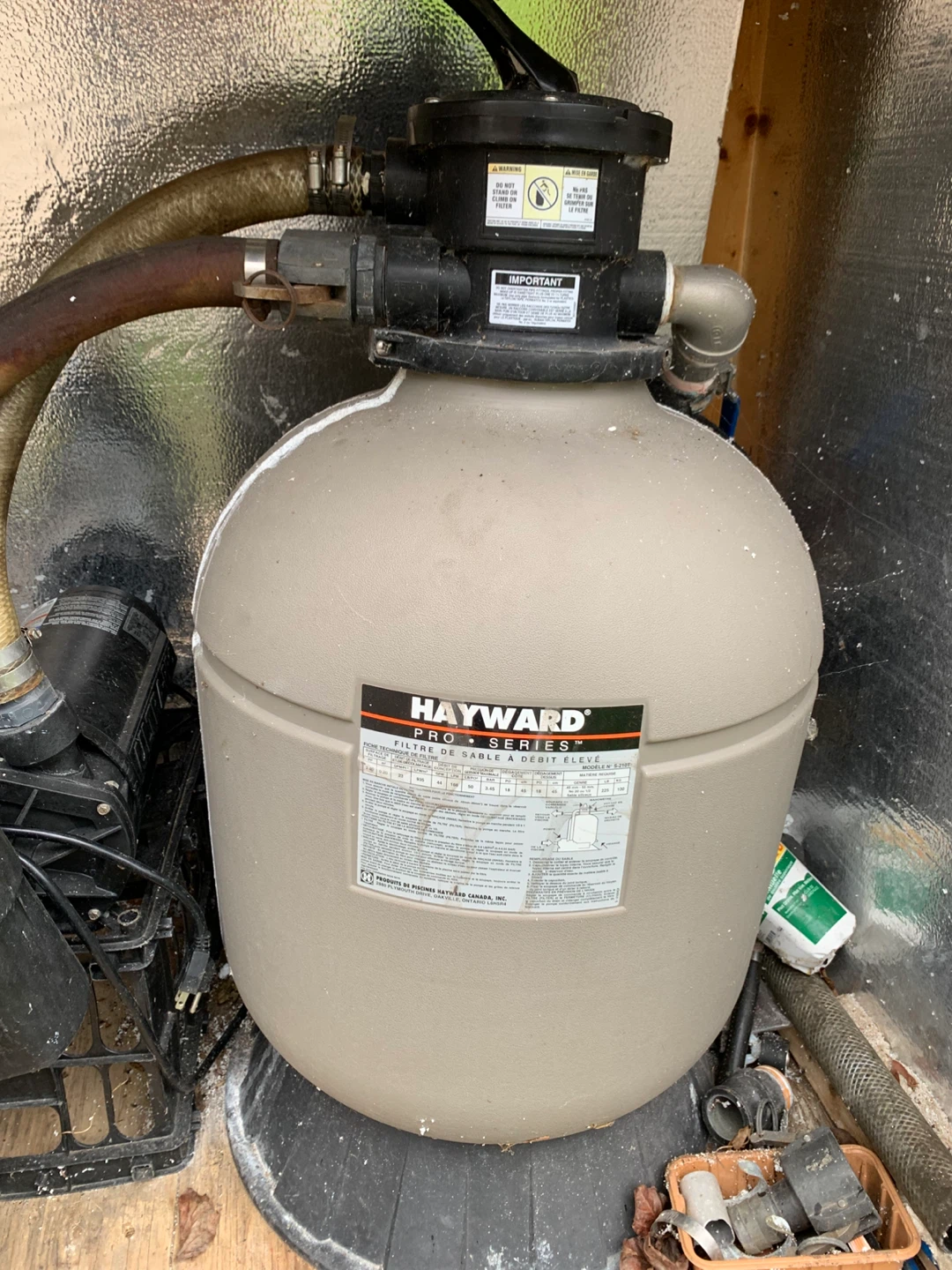 Hayward Pool Pump + S210T Sand Filter – Excellent Condition - photo 2