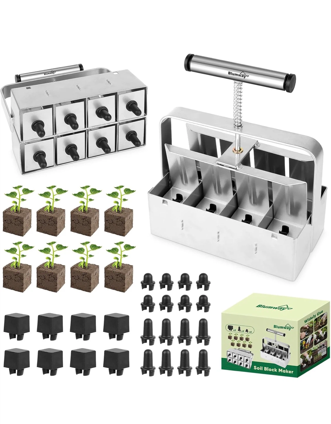 Blumway 8-Piece Soil Block Maker - photo 2