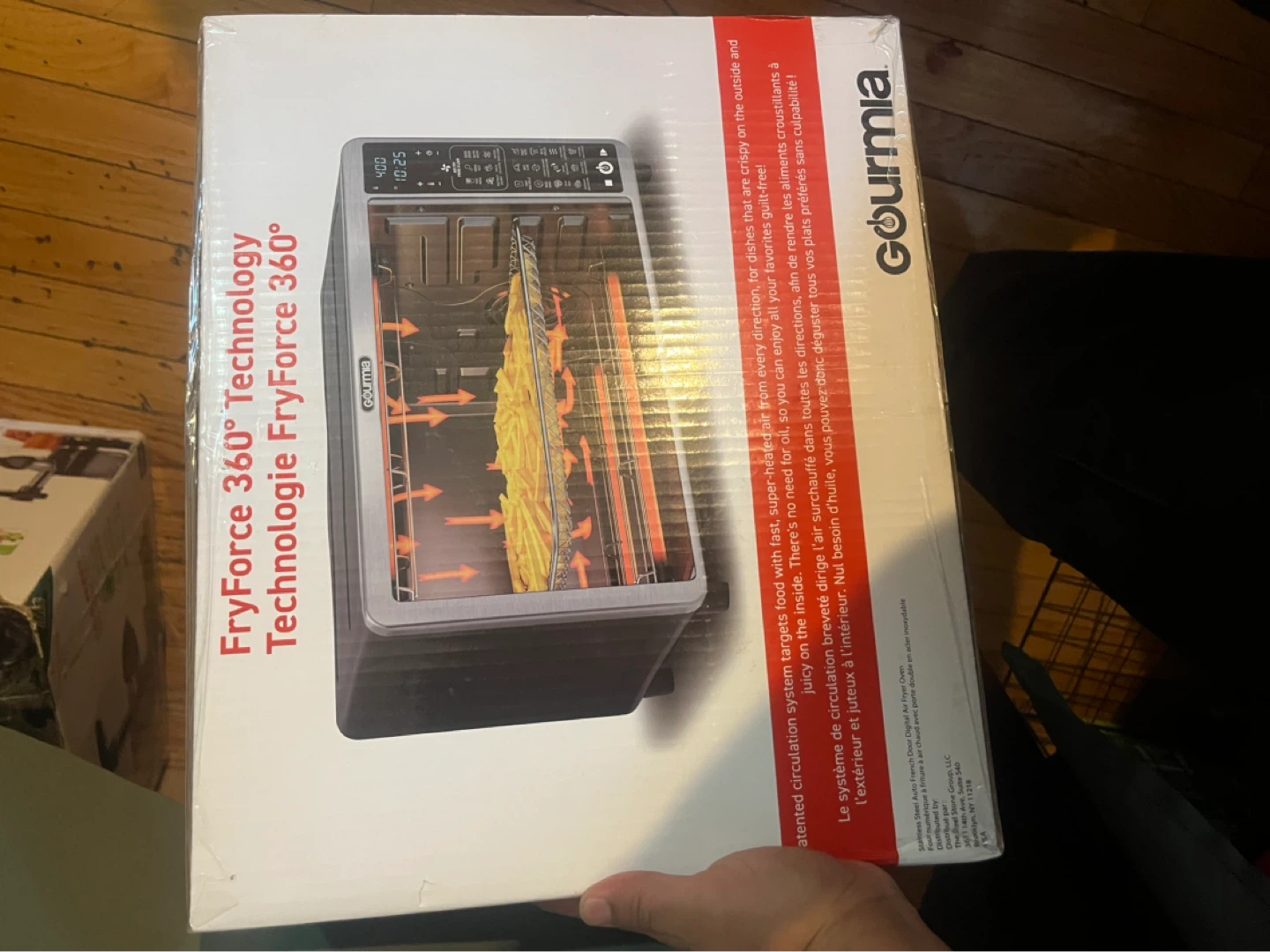 Brand New Gourmia Stainless Steel Digital Air Fryer Oven –Sealed - photo 4