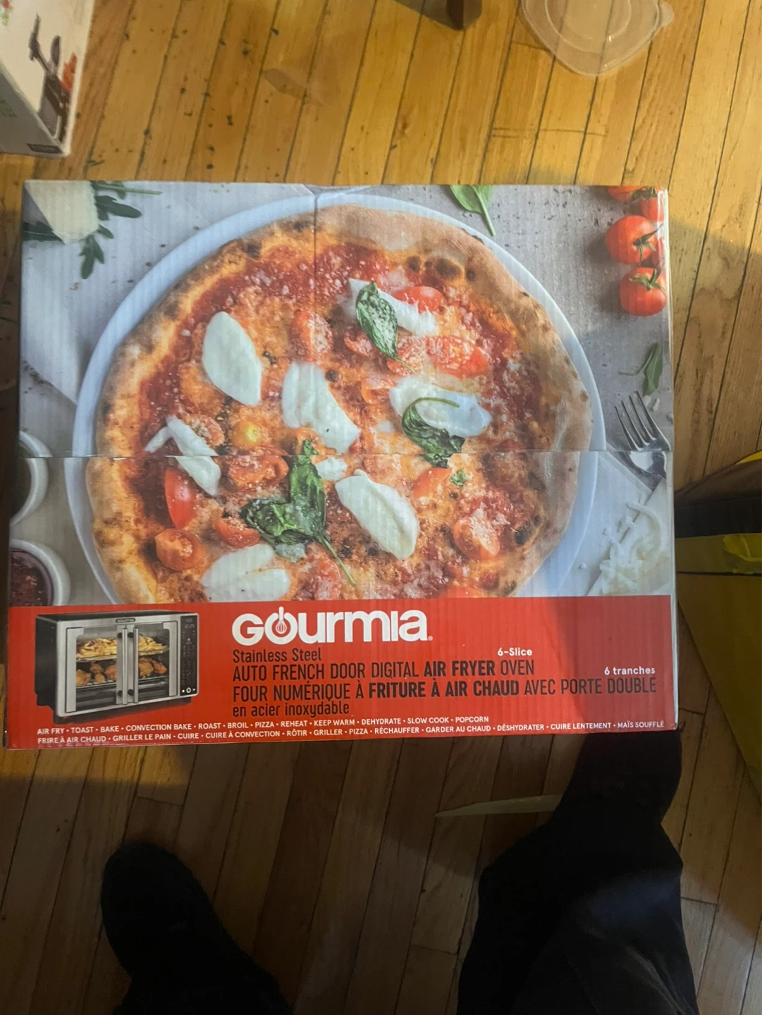 Brand New Gourmia Stainless Steel Digital Air Fryer Oven –Sealed - photo 2