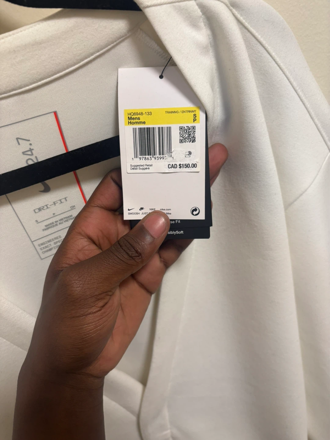 Nike Dri-FIT 24/7 Sweater White Size S - photo 5