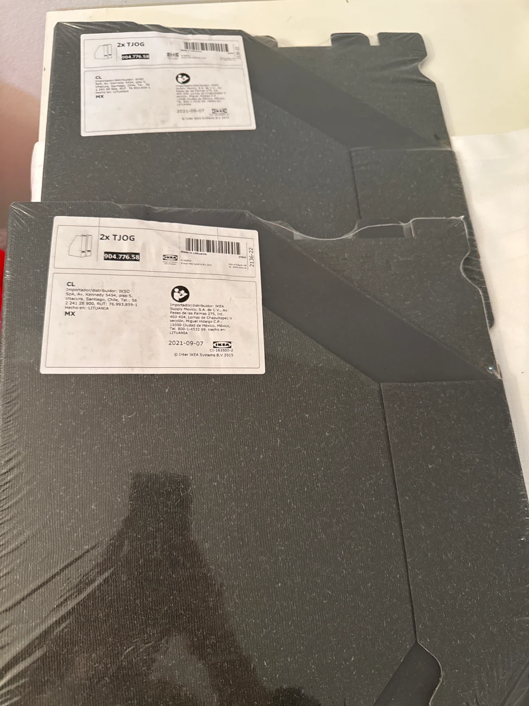 4x IKEA TJOG Magazine Files - Grey - photo 2