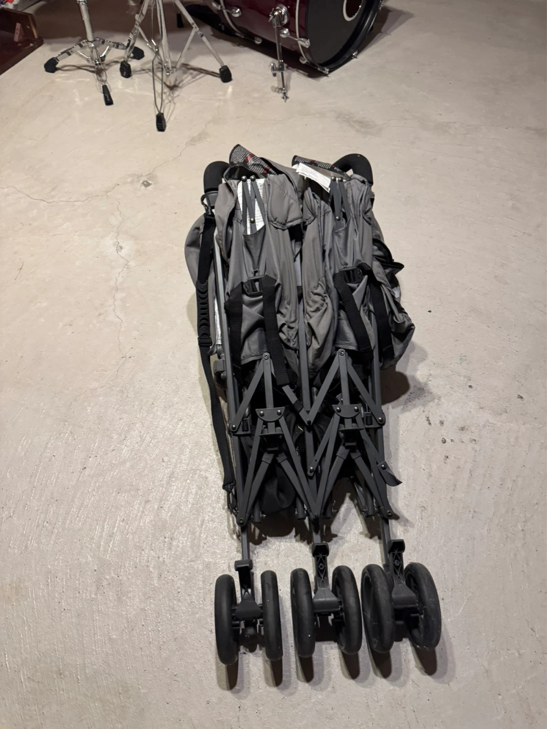 Joovy Twin Roo Double Stroller - Grey - photo 2