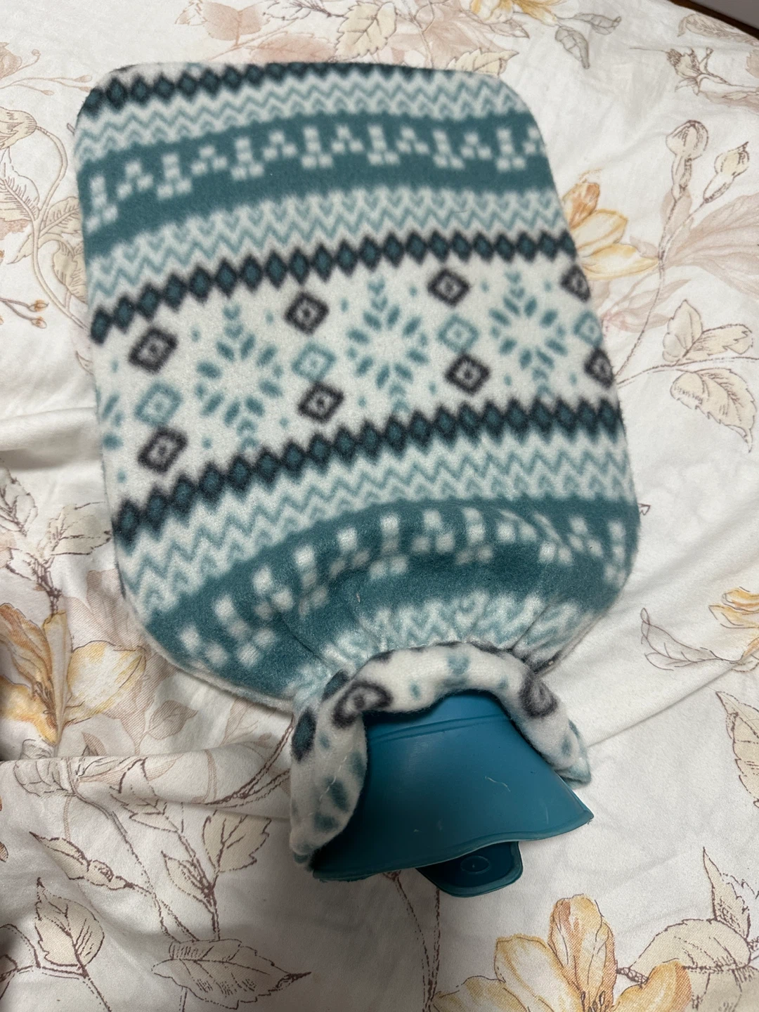Hot Water Bottle with Cozy Fleece Cover - photo 2