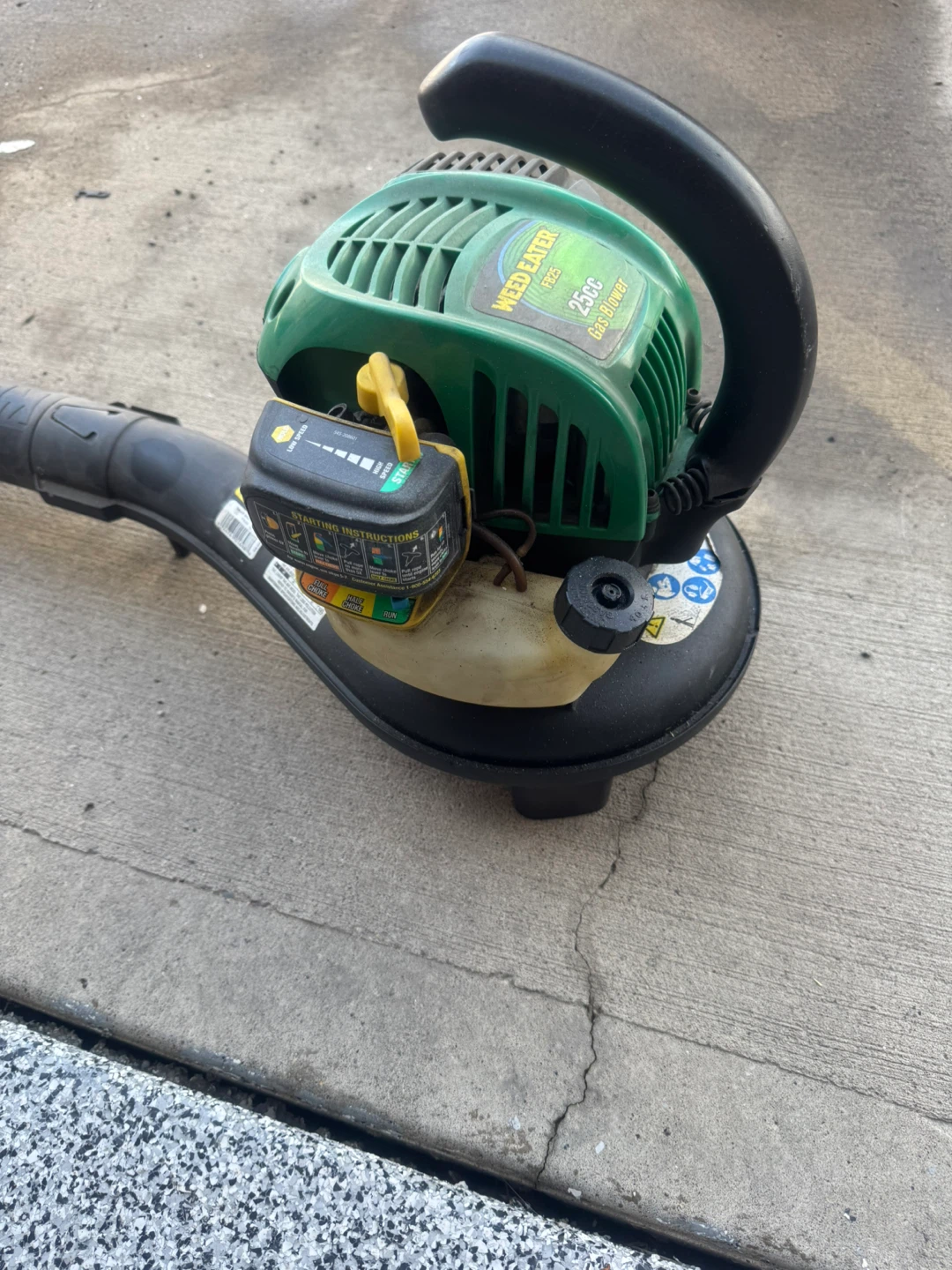 Weed Eater 25cc Gas Blower - photo 2