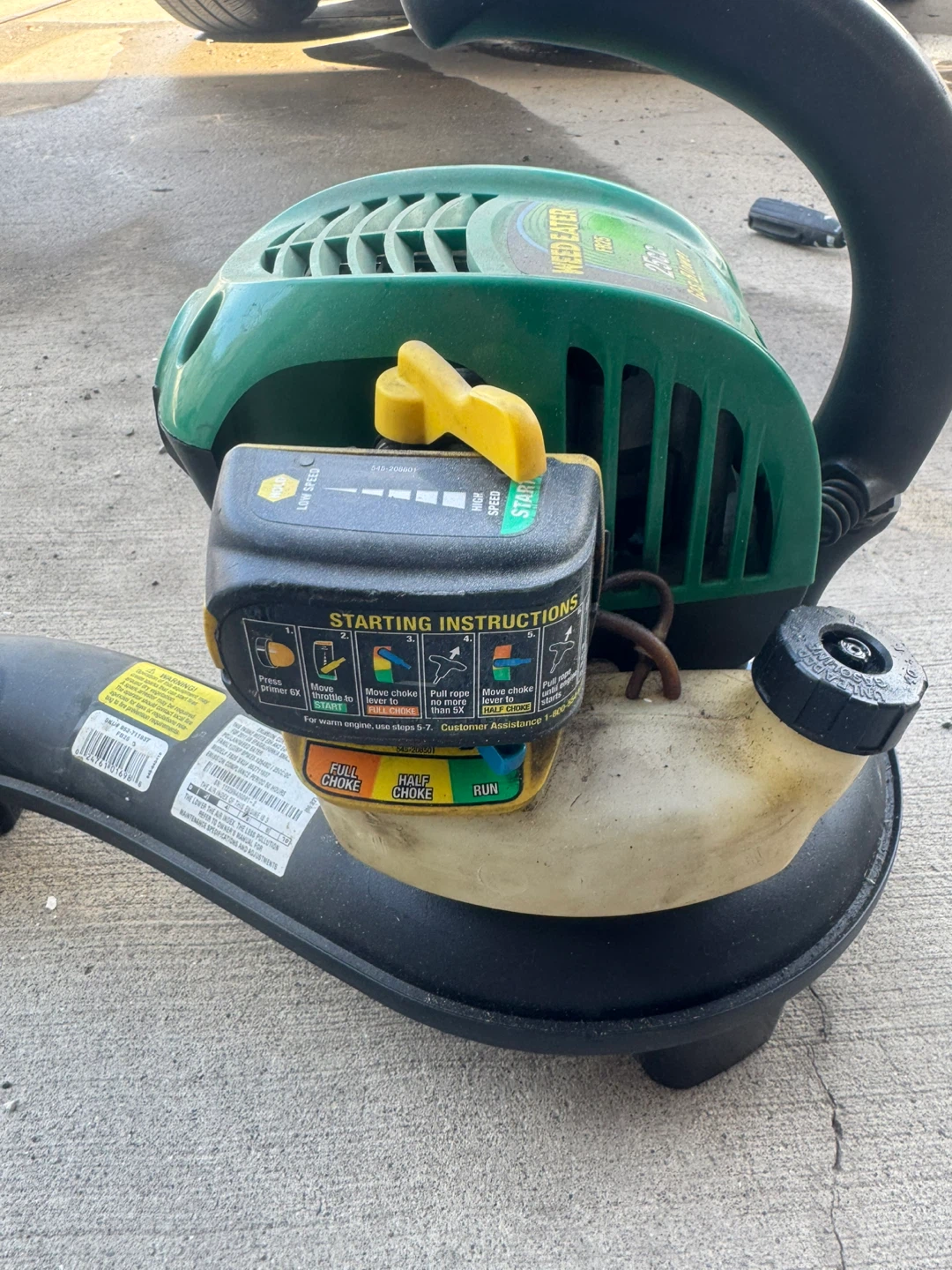 Weed Eater 25cc Gas Blower - photo 3