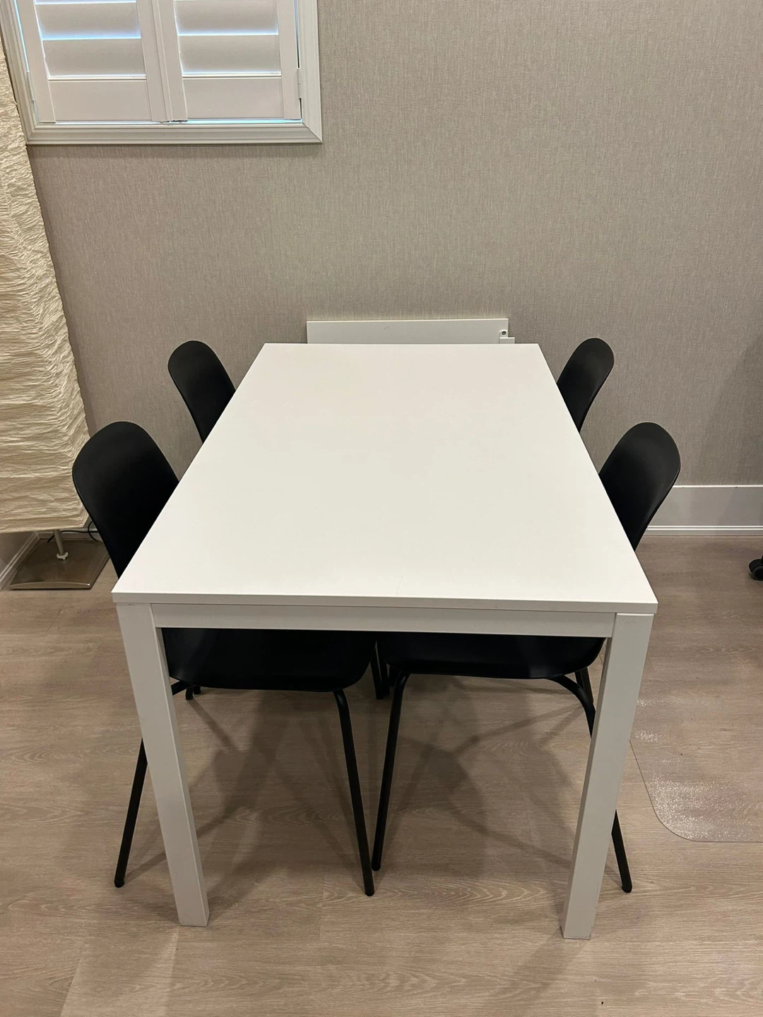 White Extendable Dining Table