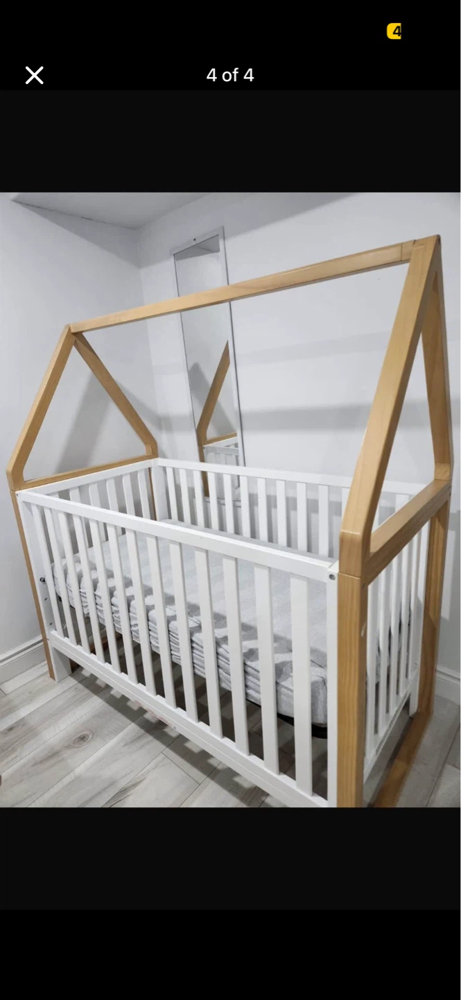 Wooden House Crib - photo 4