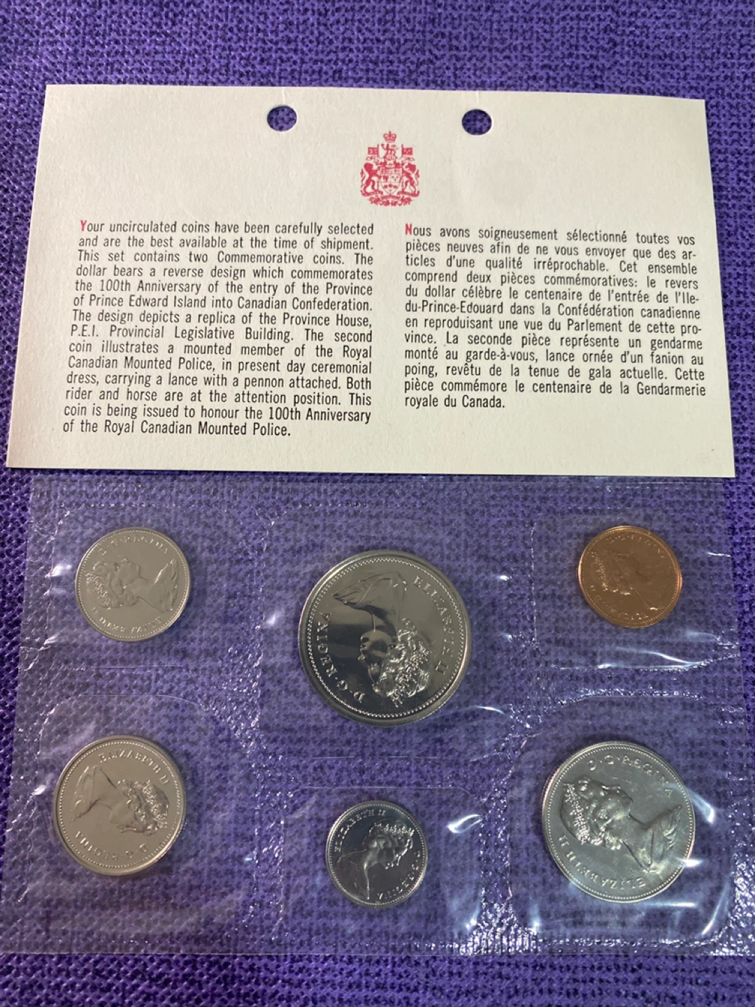 1972Royal Canadian Mint Coin Set