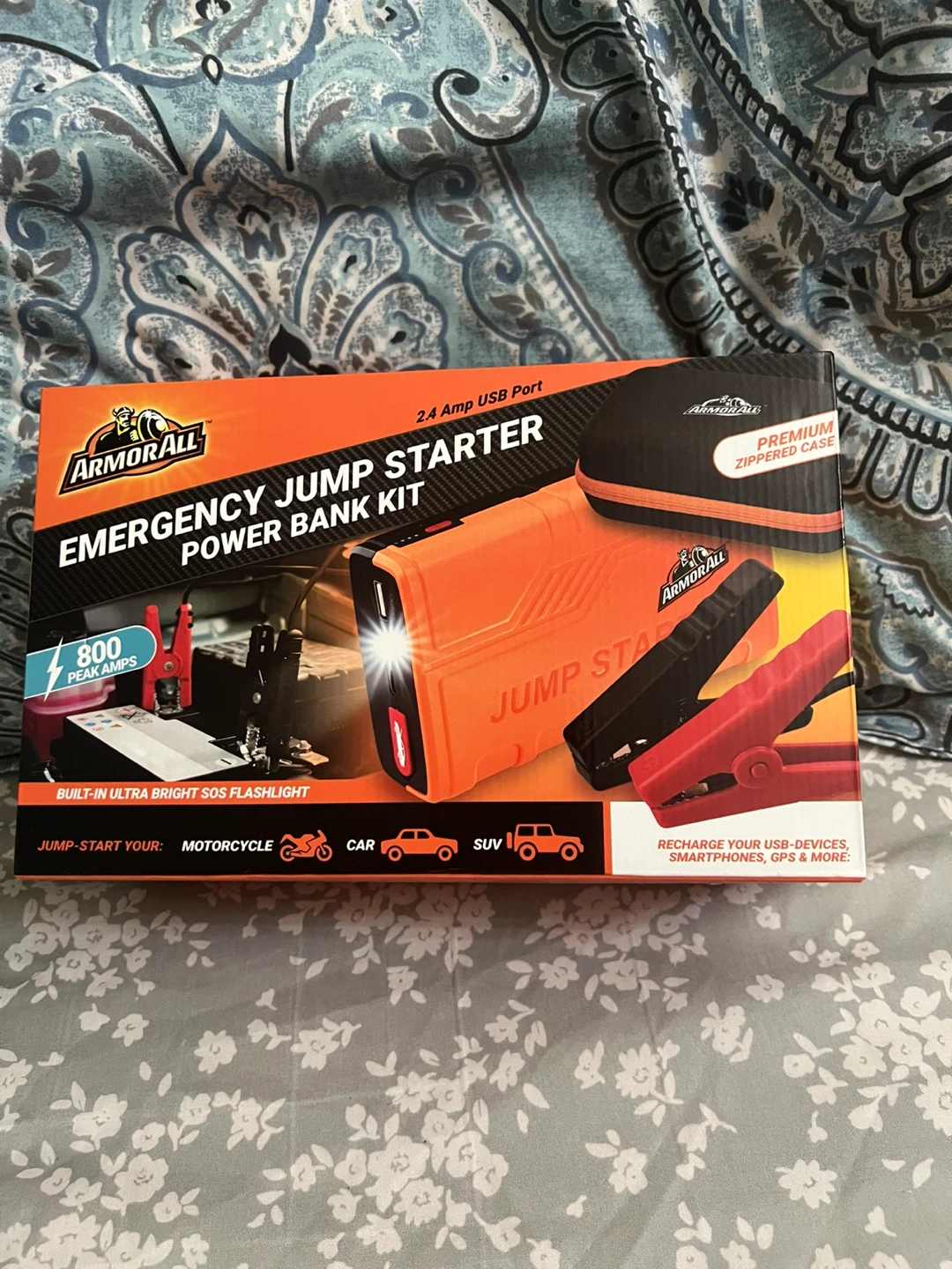 Armor All Emergency Jump Starter Power Bank Kit