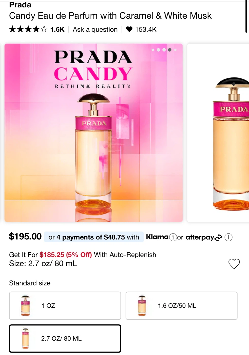 Prada Candy Eau de Parfum 2.7 oz / 80 mL - photo 2