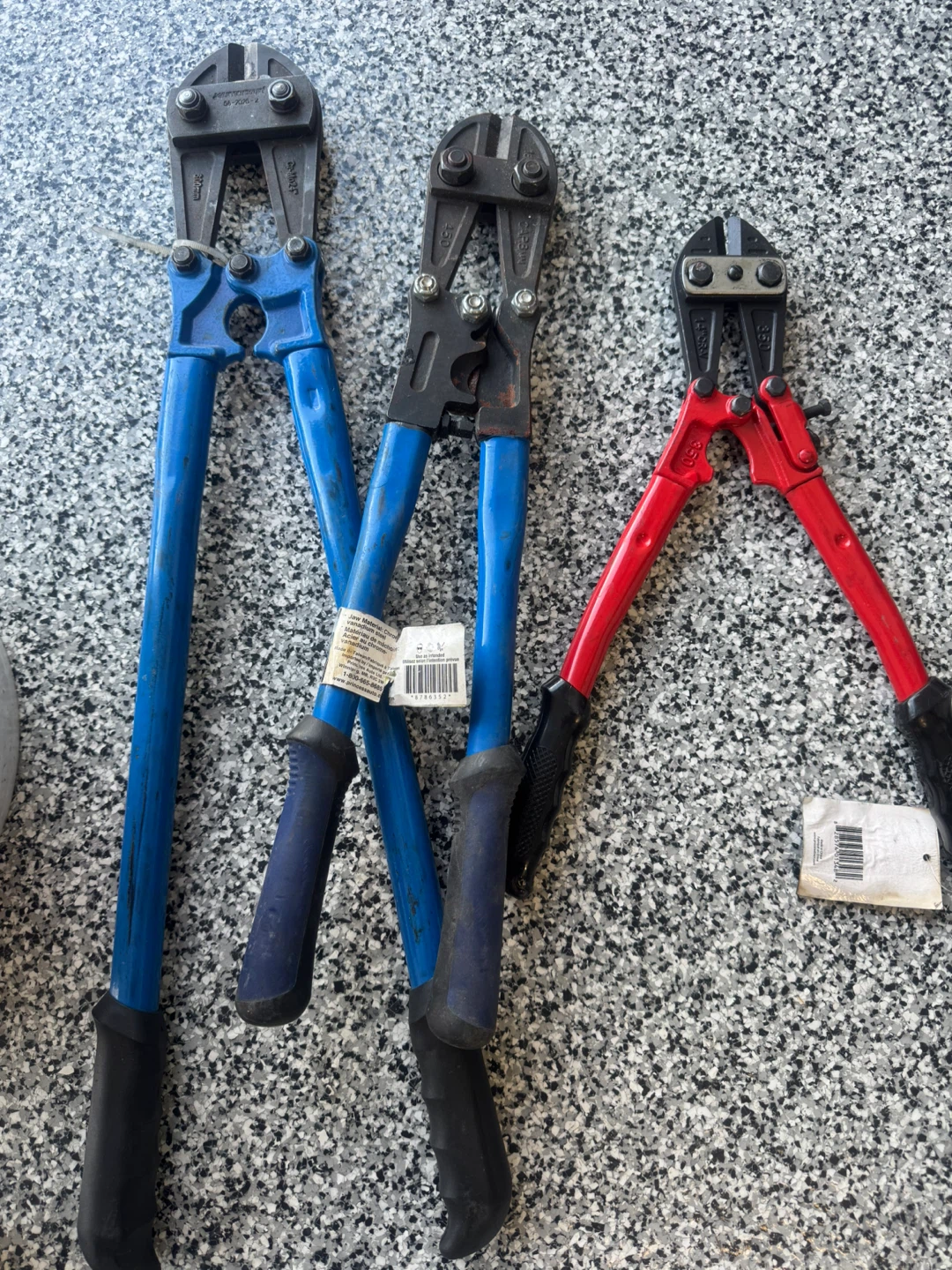 Bolt Cutters - 3 pcs (various sizes)