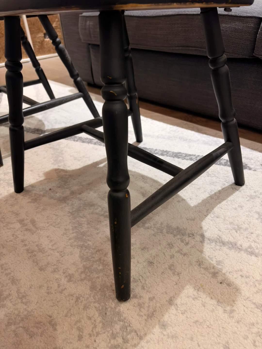 Set of 4 Mid Century Farmhouse Dining Chairs - photo 3