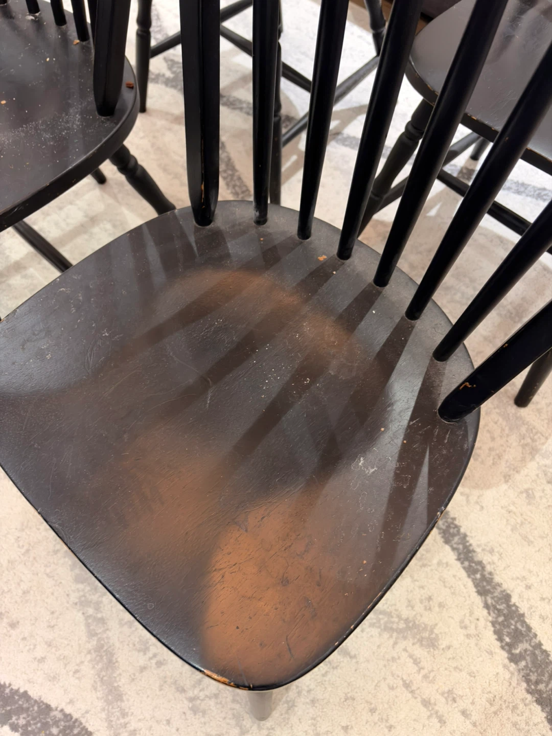 Set of 4 Mid Century Farmhouse Dining Chairs - photo 2