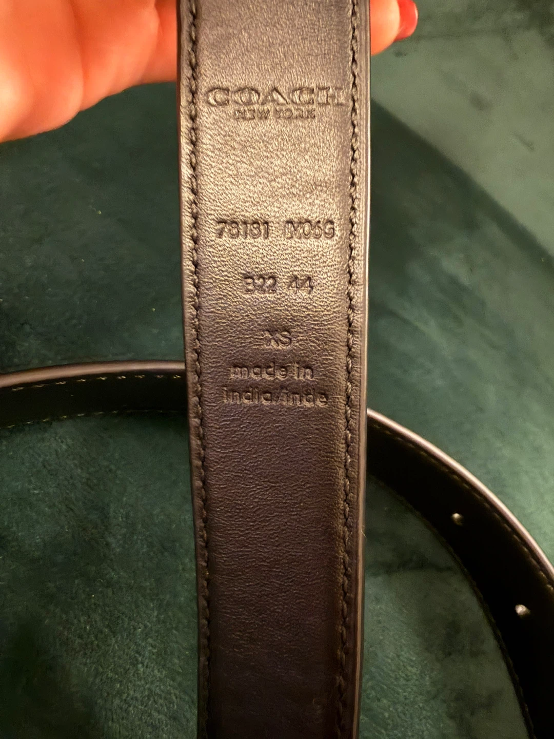 Coach belt - photo 2