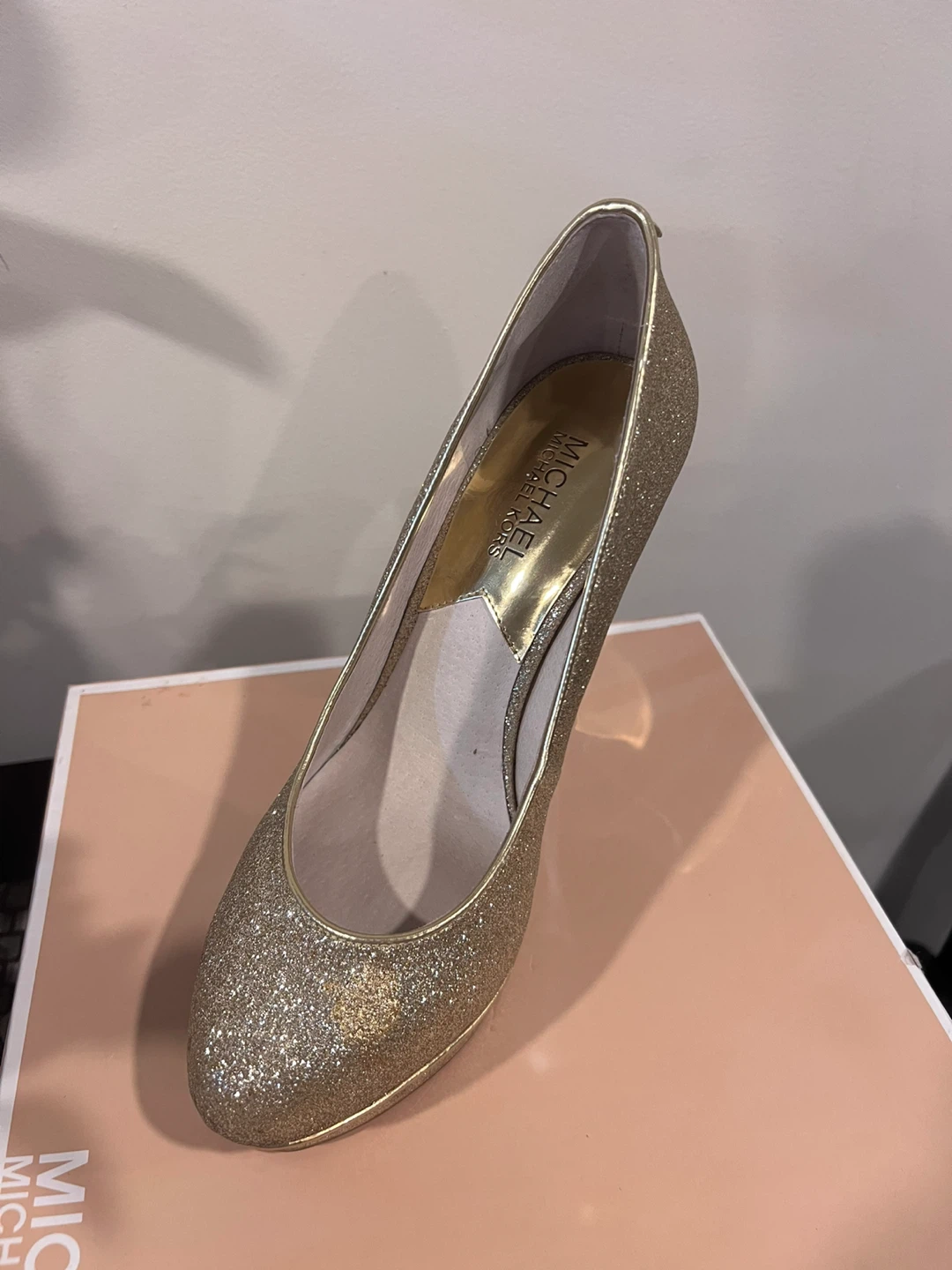 Michael Kors Gideon Pump Glitter Sparkle Heels Size 8M - photo 2