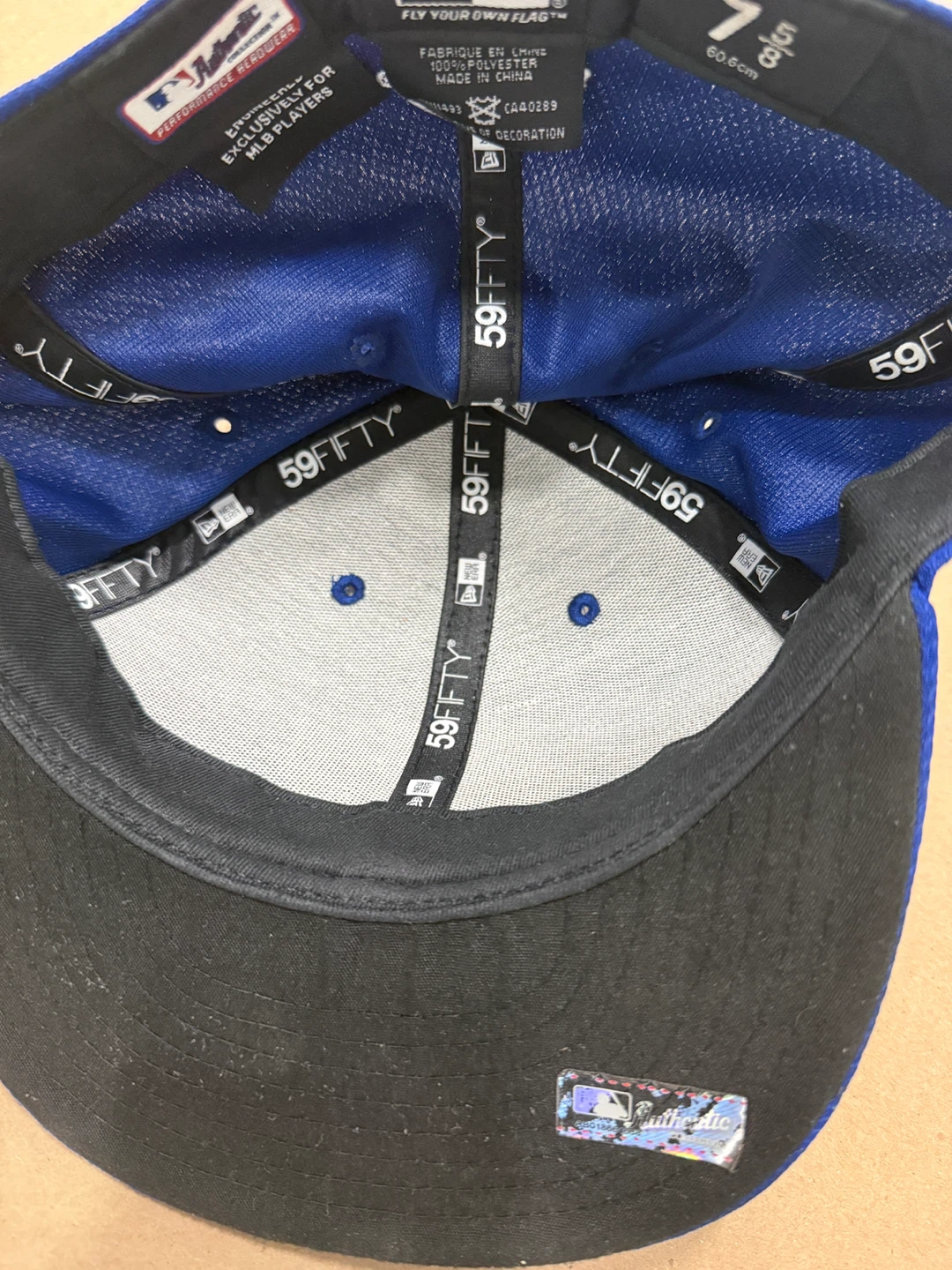 New Era Toronto Blue Jays 59FIFTY Fitted Baseball Cap Size 7 5/8 - photo 2
