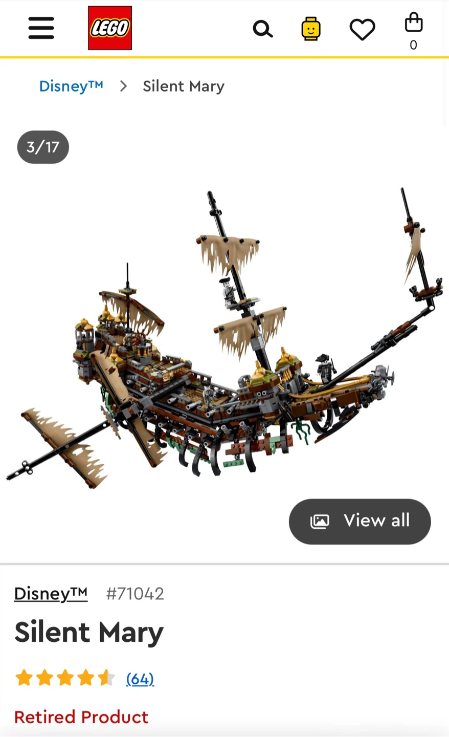 LEGO Pirates of the Caribbean Silent Mary Set 71042